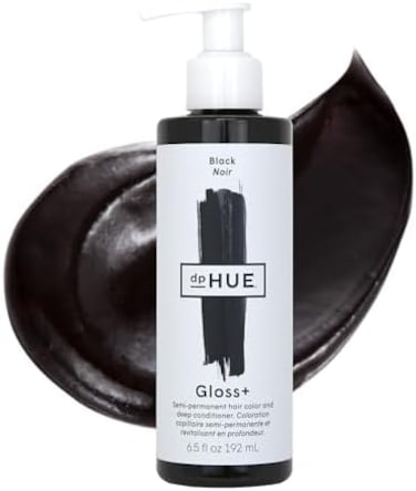 Dphue Gloss+ صبغة شعر شبه دائمة وبلسم عميق - # أسود 192ml/6.5Oz
