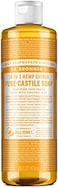 Dr. Bronner's - Pure-Castile Liquid Soap (Citrus, 16 Ounce) - Made With Organic Oils, 18-In-1 Uses: Face, Body, Hair, Laundry, Pets And Dishes, Concentrated, Vegan, Non-Gmo