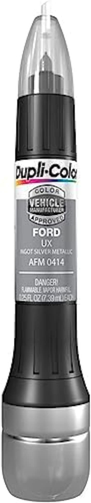 Dupli-Color Eafm04140 Scratch Fix All-In-1 Exact-Match Automotive Touch-Up Paint - Ford Ingot Silver Metallic - Paint Pen, 0.5 Fl Oz (Pack Of 1)