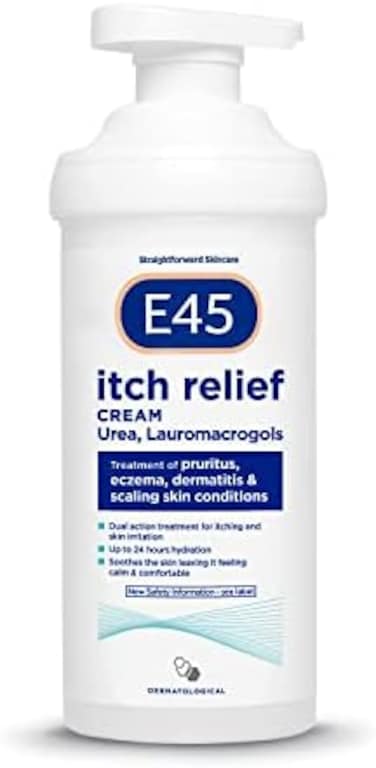 كريم E45 لتخفيف الحكة الجلدية - 500 جرام