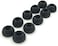 5 Pair Large Black Silicone Replacement Ear Buds Tips Covers