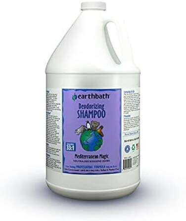 Earthbath Deodorizing Dog Shampoo, Mediterranean Magic 1 Gallon - Made In Usa