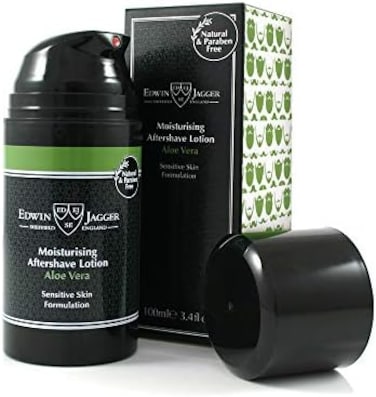 إدوين جاغر لوشن مرطب طبيعي بعد الحلاقة بنسبة 99.9% (الصبار) 100 مل أسلاف