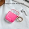 Elago Clear Hang Case For Apple Airpods - Neon Hotpink