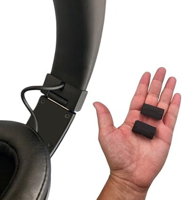 Replacement Hinges For Skullcandy Crusher Wireless Over-Ear Headphones (2 Sides Black)