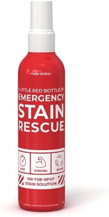 Emergency Stain Rescue Remover Spray - 4Oz Laundry Stain Remover For Clothes, Upholstery Fabric, Carpet - Works On Most Blood, Grass, Coffee, Mud, Grease &amp; Oil