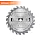 مجموعة شفرات منشار دائرية مدمجة مقاس 4-1/2 بوصة من Enertwist، مجموعة من 4 قطع شفرات منشار Tct/Hss/الماس متنوعة لقطع الخشب/البلاستيك/المعادن/البلاط، أربور 3/8 بوصة، Et-Csa-4