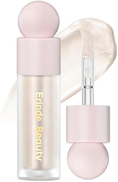 Erinde Liquid Highlighter Makeup, Cream Highlighter, Natural Light Face Highlighter, Brightening Liquid Highlight, Face Body Glow Makeup, Glow Drops Makeup, Highlighter Makeup