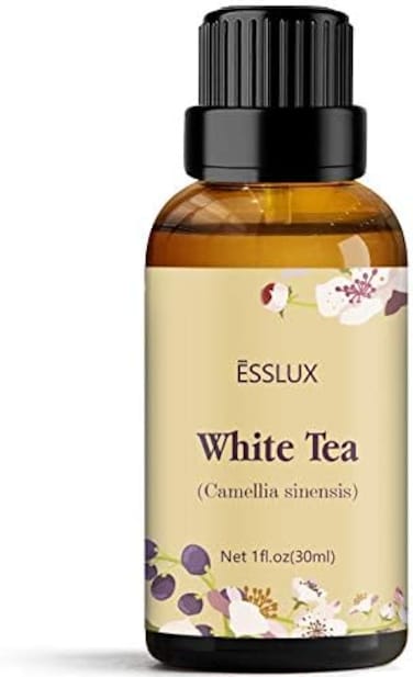 Esslux White Tea Essential Oil, Aromatherapy Essential Oils For Diffuser, Massage, Soap, Candle Making, Home Fragrance, 30ml