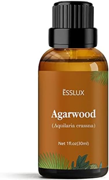 زيت العود العطري من إسلوكس، زيوت عطرية للناشر والتدليك والصابون وصناعة الشموع والعطور، 30 مل