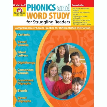 Evan-Moor Emc3361 Phonics And Word Study For Struggling Readers Book