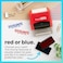 Excelmark Excelente - Self-Inking Two-Color Rubber Spanish Teacher Stamp - Perfect For Grading Homework - Red And Blue Ink