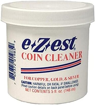 شركة Collector's Supply Co E*Z*Est منظف العملات المعدنية، 5 أونصة. الجرة (الكمية = جرة واحدة)