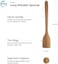 18" Teak Long Wooden Spatula, Heavy Duty Stir Paddle For Cooking In Big Pot, Canning, Handcrafted From High Moist Resistance Teak, Wooden Spoon Flat For Brewing, Grill, Mixing, Stirring, Decor