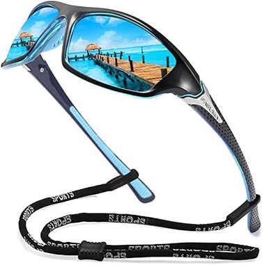 Sports Polarized Sunglasses For Men Cycling Driving Fishing 100% UV Protection