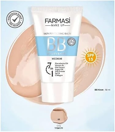 Farmasi Make Up Bb Cream 50ml Medium 03