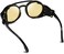 Retro Round Steampunk Sunglasses Women Men Vintage Eyewear Light Plastic Frame With Leatherwear B2532