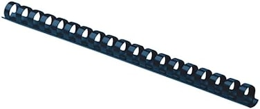 Fellowes Plastic Comb Binding Spines, 1/2 Inch Diameter, Navy, 90 Sheets, 100 Pack (52501)