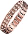 Feraco Men's Copper Magnetic Bracelet Elegant 99.99% Solid Copper Bracelets With Double-Row Strong Magnets, Magnetic Field Therapy Jewelry (Copper)