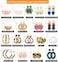 Fifata 18 Pairs Statement Earrings For Women Straw Rattan Earrings Acrylic Resin Hoop Drop Dangle Earrings Set Hypoallergenic For Sensitive Ears