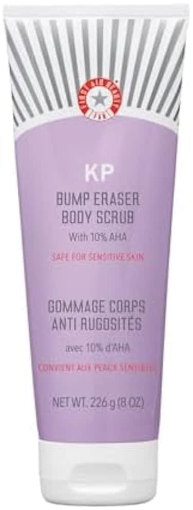 First Aid Beauty Kp Bump Eraser Body Scrub With 10% Aha, 8 Oz