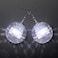 Flashingblinkylights LED Light Projecting Disco Ball Light Up Earrings For Women