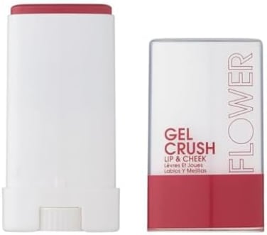Flower Beauty Lip &amp; Cheek Gel Crush, Cream Blush And Lips Tint In One Portable Multistick, Hydrating Burst Of Color, (Blackberry)