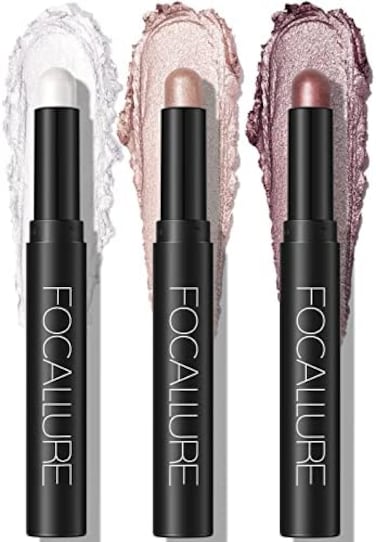 3 Pcs 2 In 1 Eyeshadow And Eyeliner Pen, Waterproof Eye Shadow Pencil, Hypoallergenic Eyeshadow, Highlighter Eye Liner, Multi-Dimensional Eyes Look, Fa38-11116-123