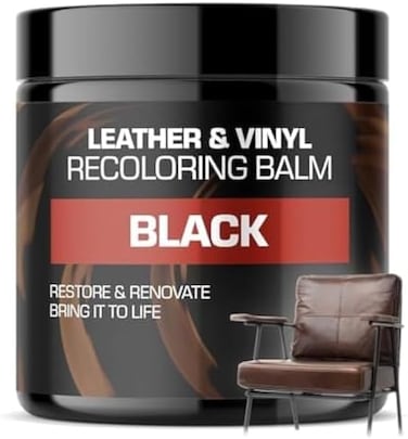 Fortivo Leather Recoloring Balm, Leather Color Restorer, Leather Scratch Remover, Leather Couch Scratch Repair, Leather Restorer For Couches, Leather Couch Paint, Leather Scratch Repair, Leather Balm