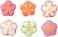 Fox Run Flower Cookie Cutters, 6 Piece, Metallic, 3621