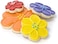 Fox Run Flower Cookie Cutters, 6 Piece, Metallic, 3621