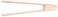 Fox Run Toaster Tongs, 8-Inch, Brown