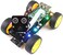 مجموعة السيارة الذكية 4Wd لـ Raspberry Pi 5 4 B 3 B+ Zero 2 W، تتبع الوجه، تتبع الخط، تتبع الضوء، تجنب العوائق، التحكم في التطبيق، الكاميرا، المؤازرة (Raspberry Pi غير متضمن)