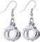 Cute Handcuffs Shape Dangle Earrings Punk Trendy Handcuffs Drop Earrings For Women Jewelry