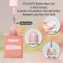 Rubber Base Gel For Nails, Builder Base Clear Sheer Color Gel Nail Polish, Elastic Rubber Base Coat, Builder Extension Gel In A Bottle 15ml (3)
