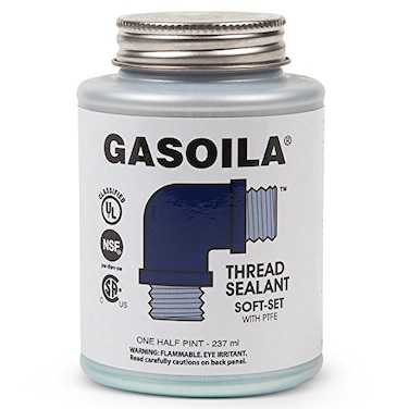 Gasoila Soft-Set Pipe Thread Sealant With Ptfe Paste, Non To