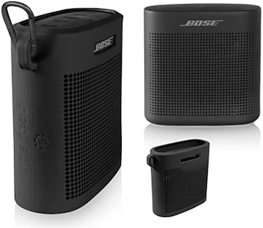 Getgear Tailor Made Silicon Cover For Bose Soundlink Color Bluetooth Speaker Ii, Safeguard From Shock, Shake And Scratch, Fully Cover With Sound Through Design (Black)