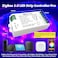 Giderwel Home Smart Zigbee LED Controller Rgbcct Dimmable متوافق مع Hue Bridge Smartthings Amazon Echo Plus Alexa، محور Lightify للتطبيق/التحكم الصوتي 6 أسلاك RGB أبيض بارد أبيض دافئ شرائط LED