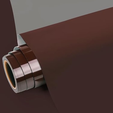 Girafvinyl Brown Htv Heat Transfer Vinyl, Brown Htv Vinyl - 12&rdquo; X 5Ft Brown Iron On Vinyl For T-Shirt, Canvas And Other Apparel, Heat Press Vinyl For Heat Transfer Design (Brown)