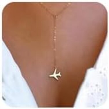 Fashion Simple Aircraft Airplane Plane Pendant Necklace Tiny Dainty Necklace Jewelry