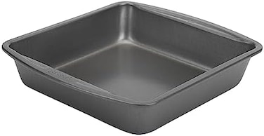 Goodcook Good Cook 04017 786173391991 8 Inch X 8 Inch Square Cake Pan, 8 X 8 Inch, Grey