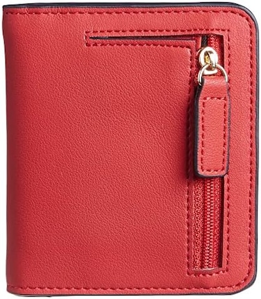 محفظة صغيرة من Gostwo للنساء، حامل بطاقة ائتمان نحيف ثنائي الطي، محفظة نقود مدمجة تحجب تقنية Rfid، جيب بسحاب من الجلد الرقيق، هدية محفظة صغيرة للسيدات والفتيات المراهقات للسفر مع نافذة لبطاقة الهوية