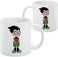 الرسومات والمزيد من أبطال التايتنز انطلقوا! كوب قهوة سيراميك روبن، أكواب هدايا مبتكرة للقهوة والشاي والمشروبات الساخنة، 11 أونصة، أبيض