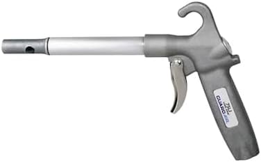 Guardair Long John 75Lj006Aa Safety Air Blow Gun Osha Compliant Alloy Nozzle With 6-Inch Aluminum Extension, Gray