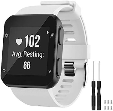 Band Compatible With Garmin Forerunner 35, Soft Silicone Replacement Watch Band Strap For Garmin Forerunner 35 Smart Watch