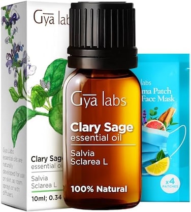 Clary Sage Essential Oil For Diffuser - 100% Pure Therapeutic Grade Clary Sage Oil Essential Oil - Clary Sage Essential Oil For Skin, Hair Growth &amp; Aromatherapy (10ml)