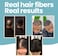 100% Natural Real Human Hair Fibersnot Synthetic For Men &amp; Women, Premium Large 38G Bottle (Black) 38 Gram Black