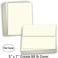 Card Stock Blank Note Cards With Envelopes Flat 5" X 7" Cream Cardstock Paper 80Lb Cover - 100 Pack