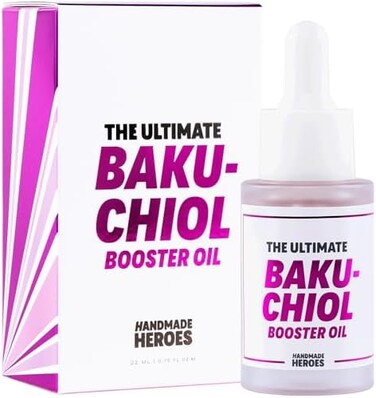 زيت معزز من هيروز هيروز 2% من باكوتشيول مع سكوالان قصب السكر، بديل الريتينول الطبيعي بالكامل لتنعيم الخطوط والإشراق 0.75 أونصة