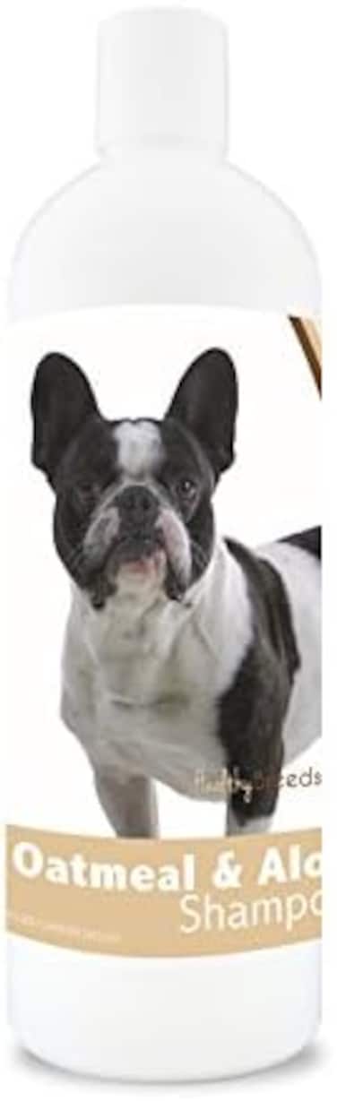 السلالات الصحية شامبو الشوفان البلدغ الفرنسي مع الألوة 16 أوقية